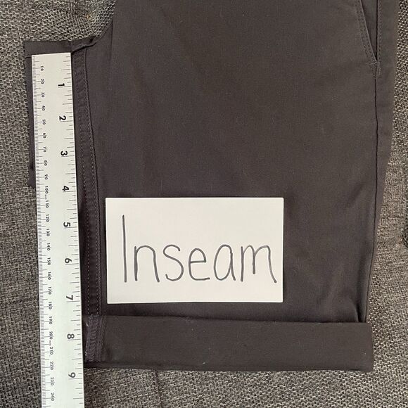 NEW Ann Taylor LOFT Bermuda Roll Shorts Khaki Chinos Dark Gray Sz 6 Petite NWT - Picture 8 of 11